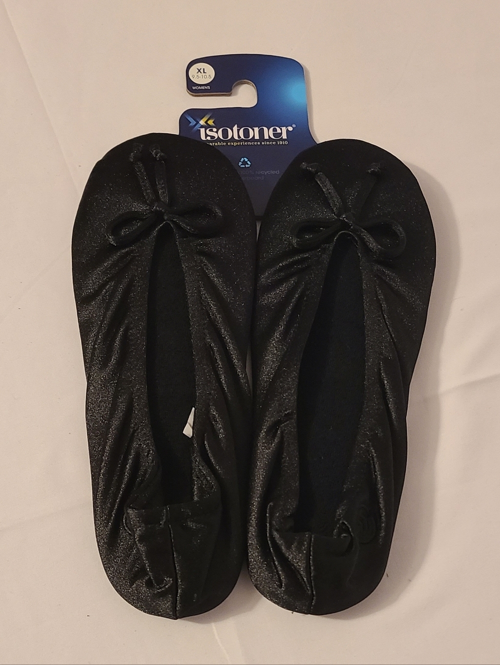 Isotoner Slippers Black Women's